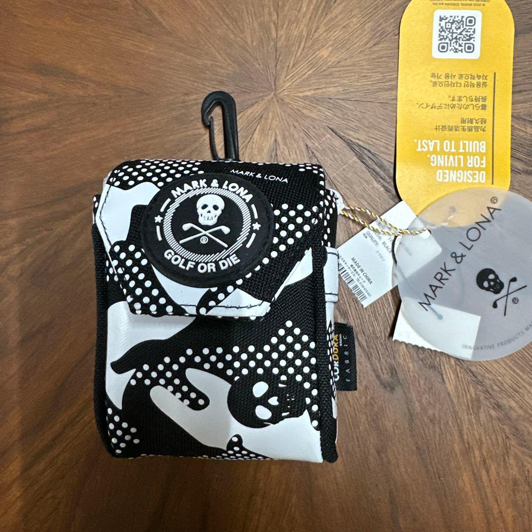 MARK & LONA マークアンドロナ　ゴルフ用距離計ケース　総柄