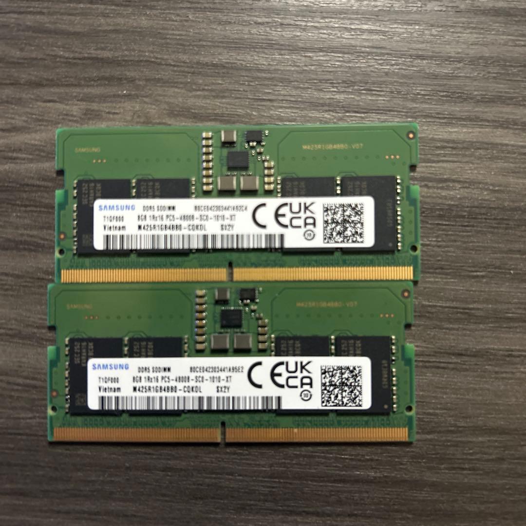 Samsung DDR5 16GB(8GB×2）