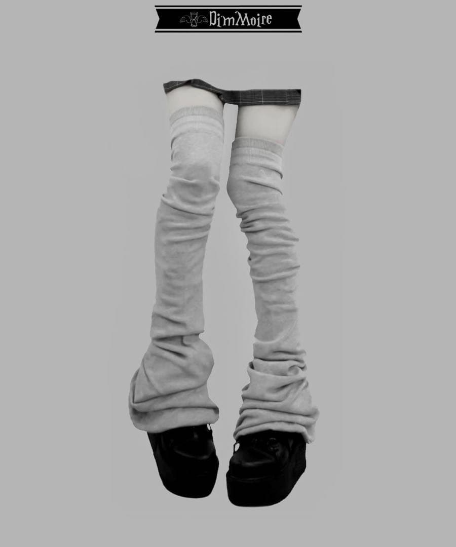 DimMoire ディムモアール 学園 ニーハイウォーマー レッグウォーマー 灰