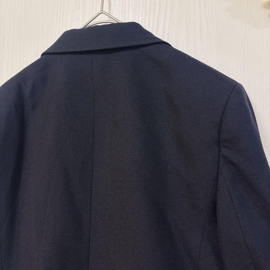 美品★イーストボーイ 紺ブレザー 金ボタン ジャケット 9号 エンブレム