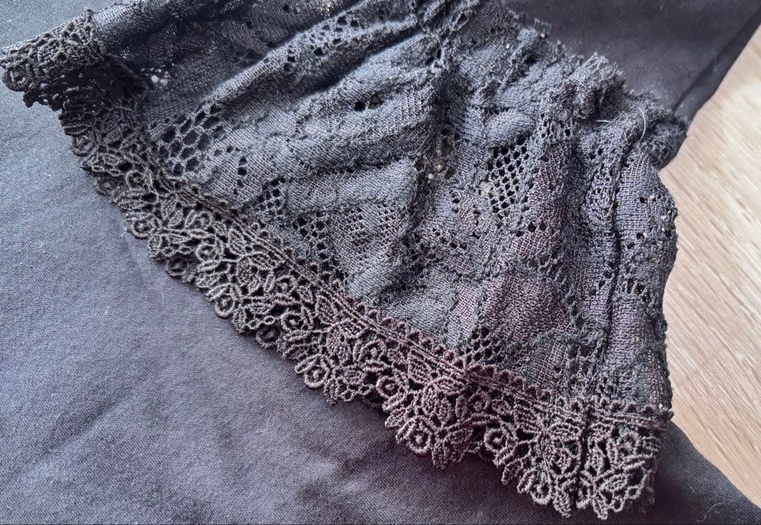 Moi meme Moitie 初期 薔薇レースハイネックカットソー 美品✦