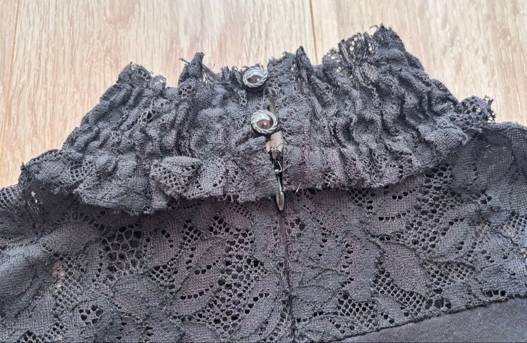 Moi meme Moitie 初期 薔薇レースハイネックカットソー 美品✦