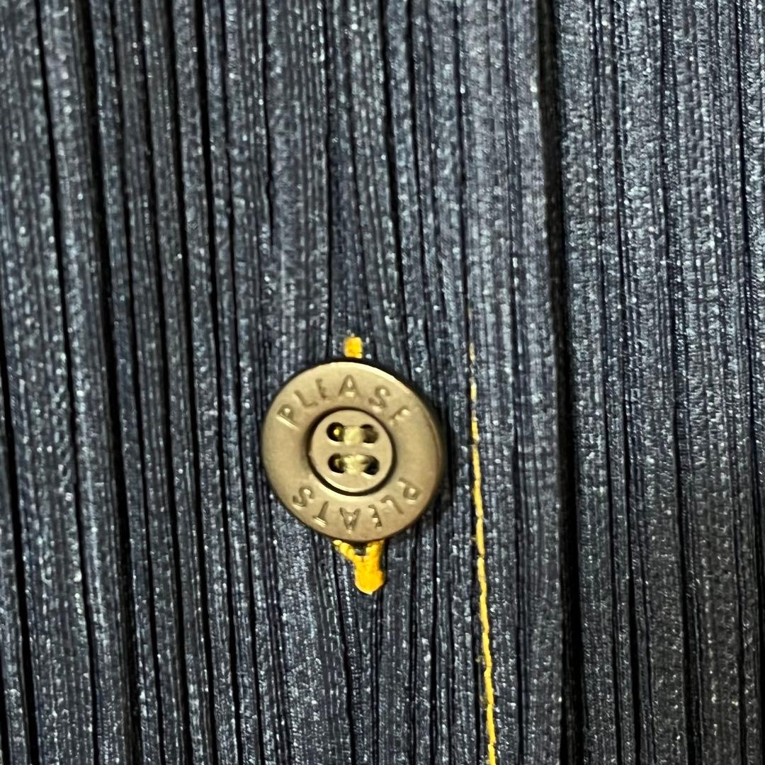 PLEATSPLEASE イッセイミヤケ デニム調　　　　ジャケット ブルー　2