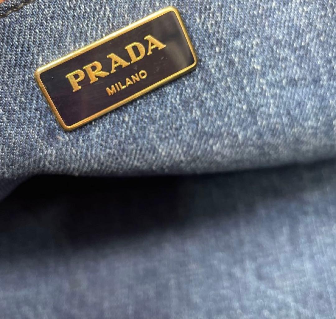 PRADA プラダ カナパ 三角ロゴ ハンドバッグ　ショルダーバッグ　2way