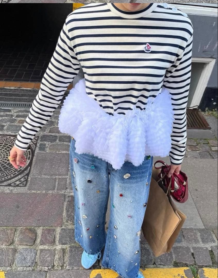 hosihosi様 当日or翌日発送☆FRANCINE TULLE TOP