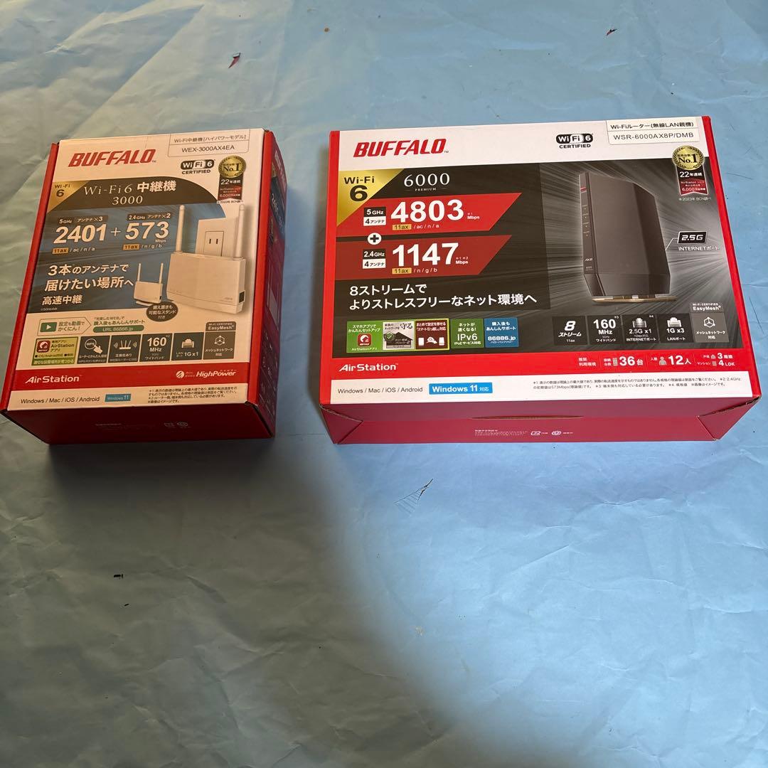 buffalo wsr-6000ax8/dmb wex-3000ax4ea付
