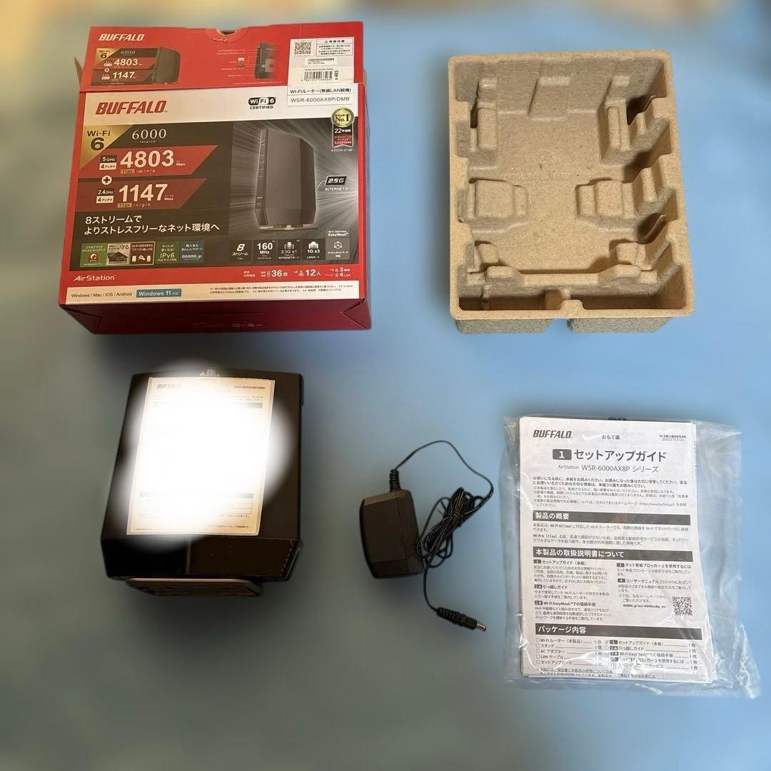 buffalo wsr-6000ax8/dmb wex-3000ax4ea付