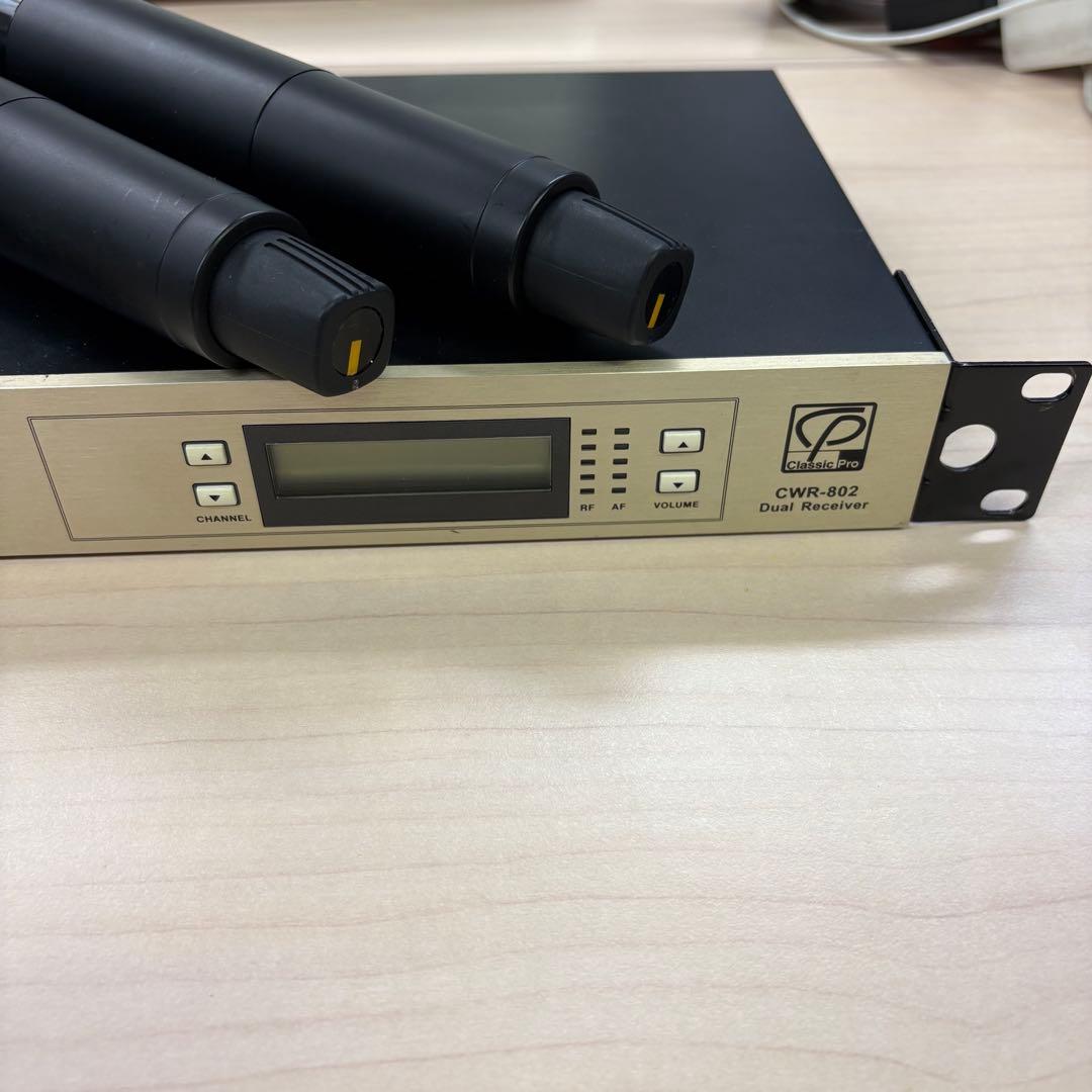 CWR-802 ワイヤレスマイクシステム 2本セット