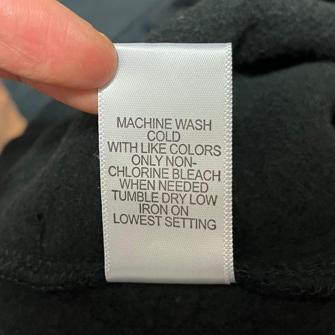 Fog essentials ハーフパンツショートパンツ　ロゴ 黒ブラック裏起毛