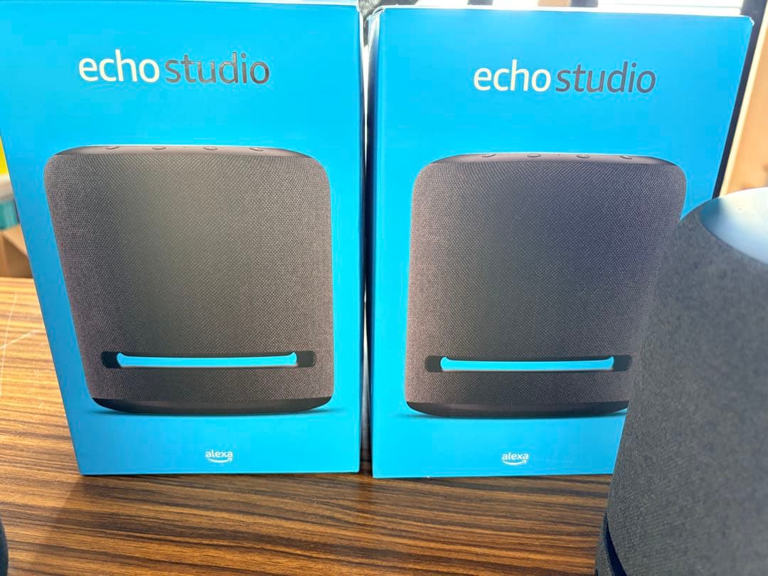 【値下げ！】Amazon Echo Studio 黒 2台セット　箱有り