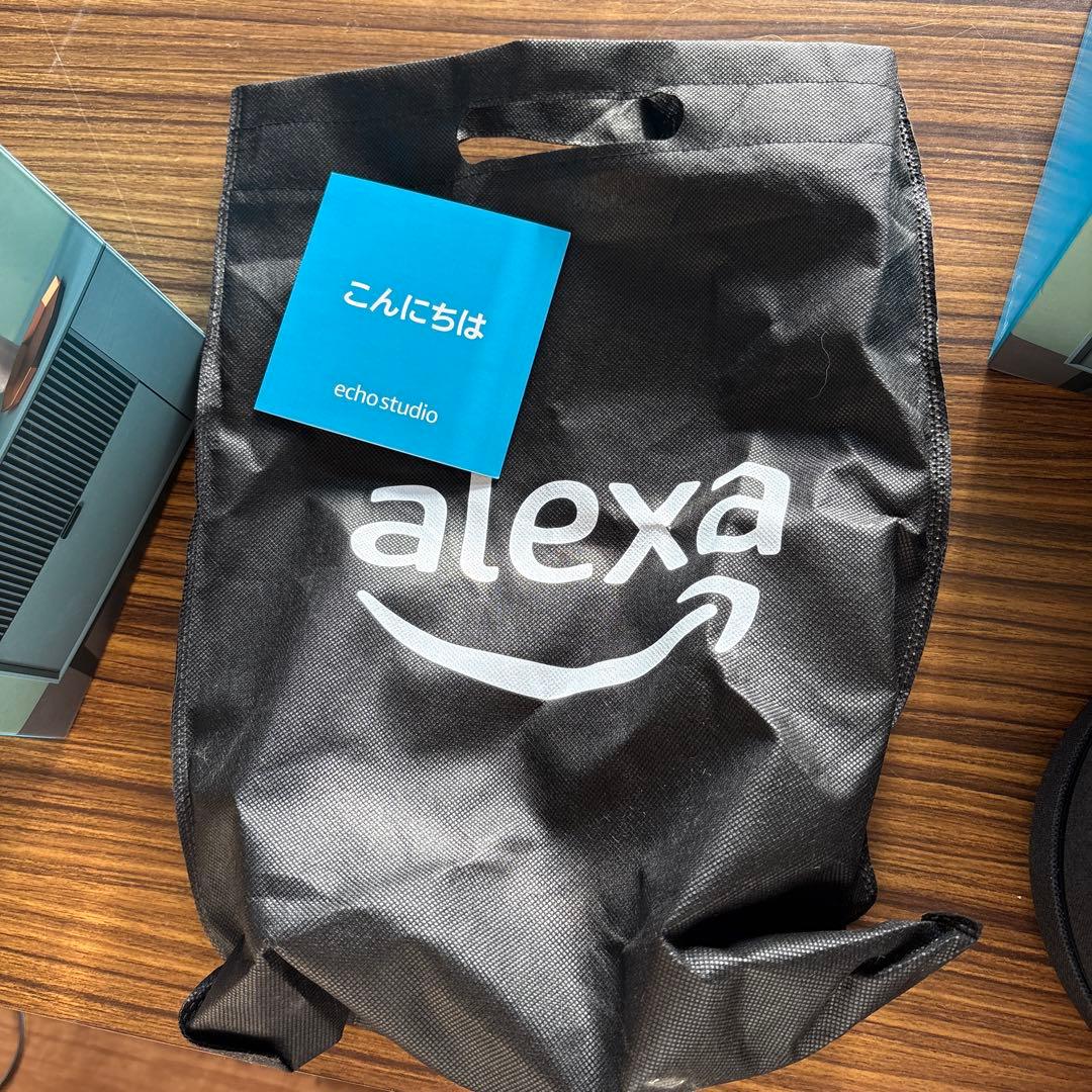 【値下げ！】Amazon Echo Studio 黒 2台セット　箱有り