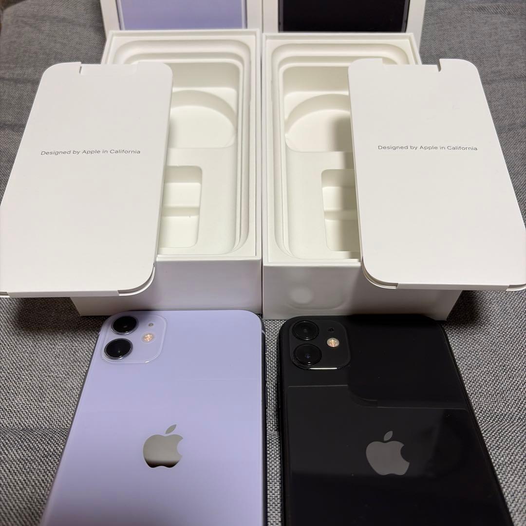 【2台セット】Apple iPhone 11 本体 64GB (SIMフリー)
