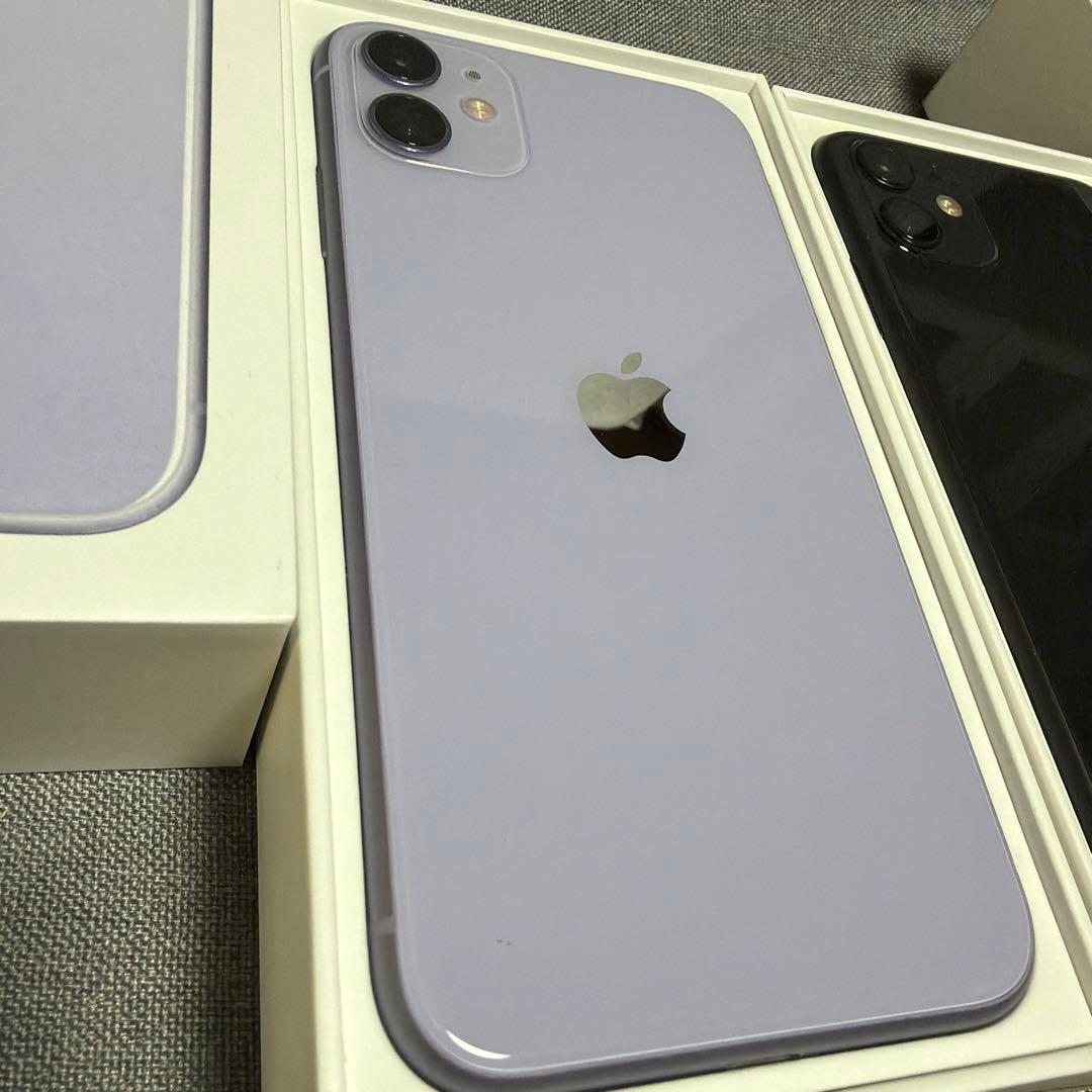【2台セット】Apple iPhone 11 本体 64GB (SIMフリー)