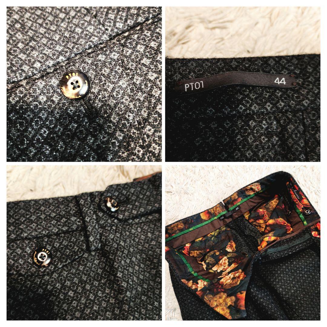 BEAMS × PT セットアップ ジャケパン ウール ヘリンボーン M相当