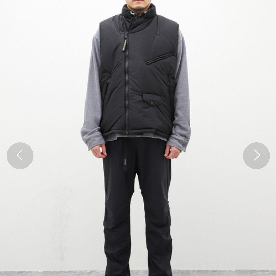 【クリーニング済/美品】マウンテンリサーチ　ダウンベスト　メンズL　黒