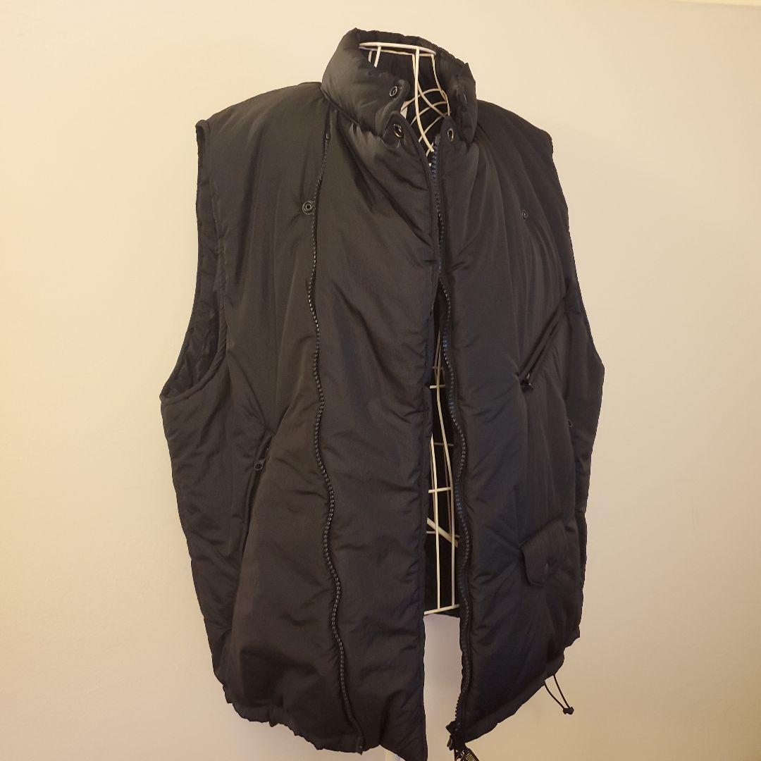 【クリーニング済/美品】マウンテンリサーチ　ダウンベスト　メンズL　黒