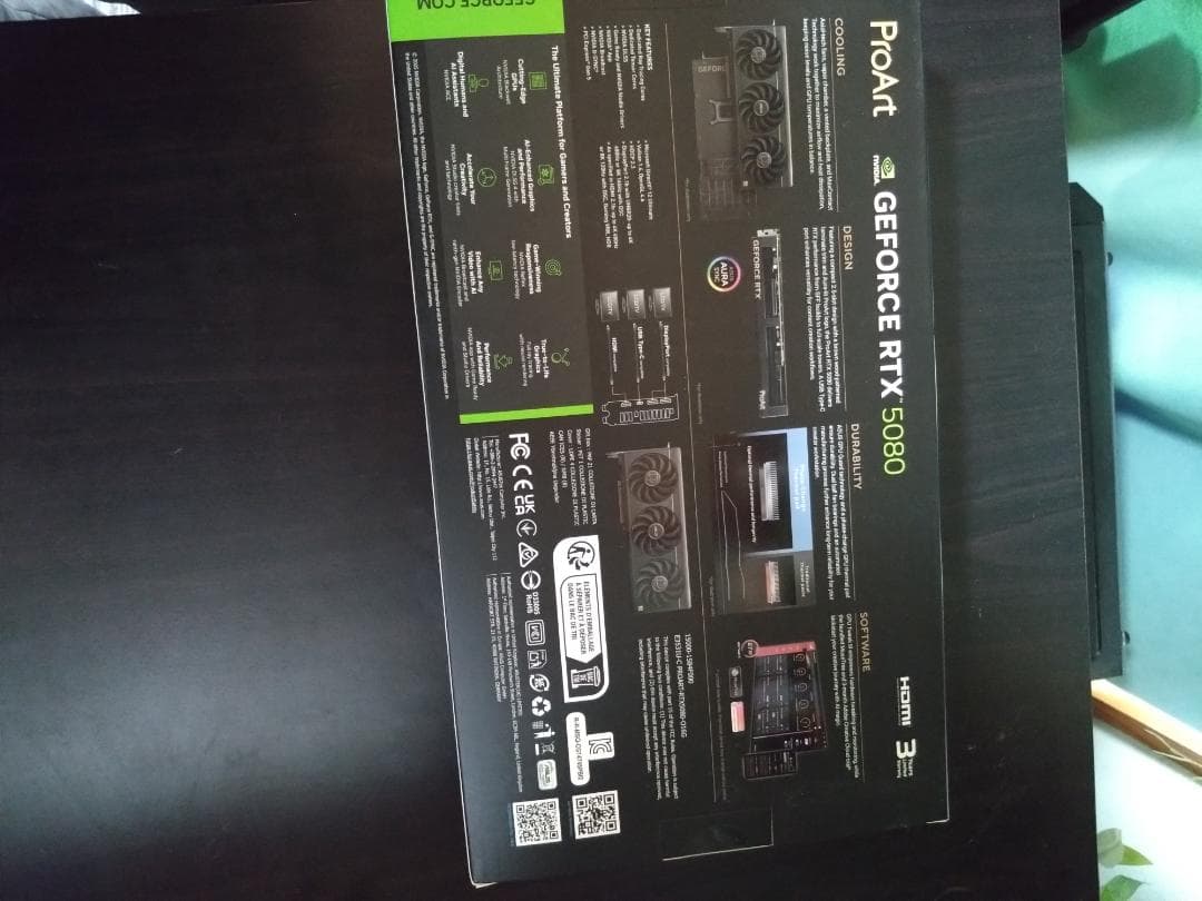 グラフィックボード・グラボ・ビデオカード ASUS ProArt GeForce RTX 5080 16GB OC