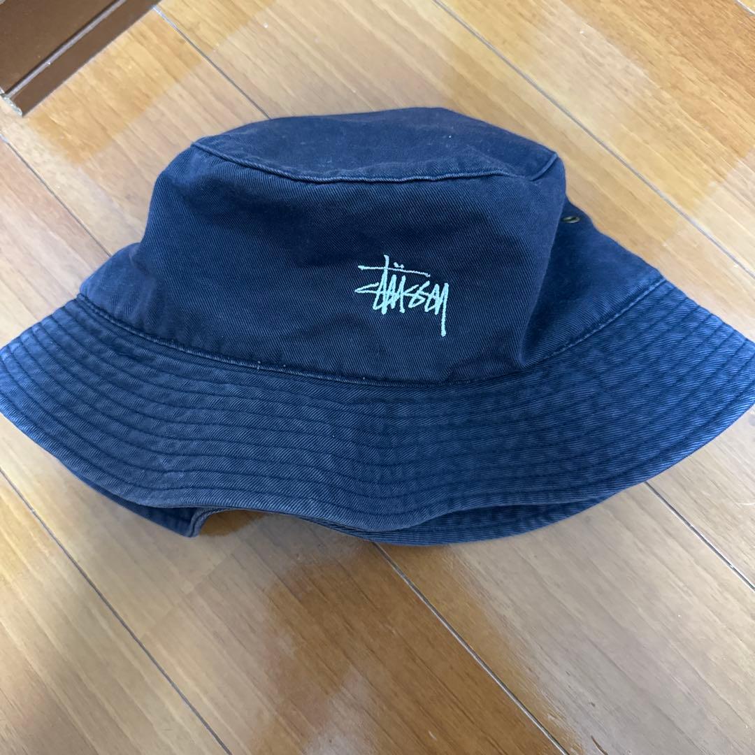 90s old stussy バケットハット　紺タグ