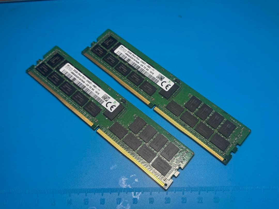 SK hinix DDR4 64GB(32GBx2) ECC サーバー用メモリ