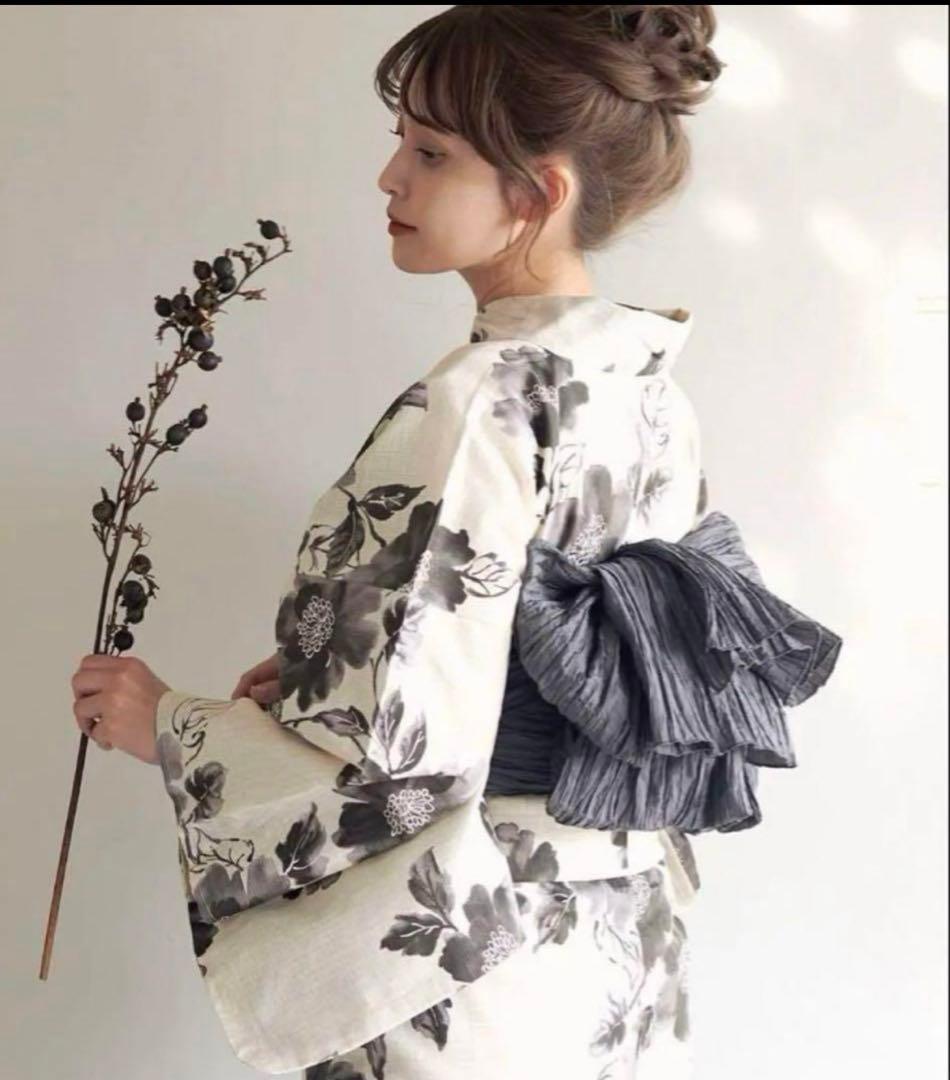 Dita 浴衣 京の水墨画 ⚠️帯黒