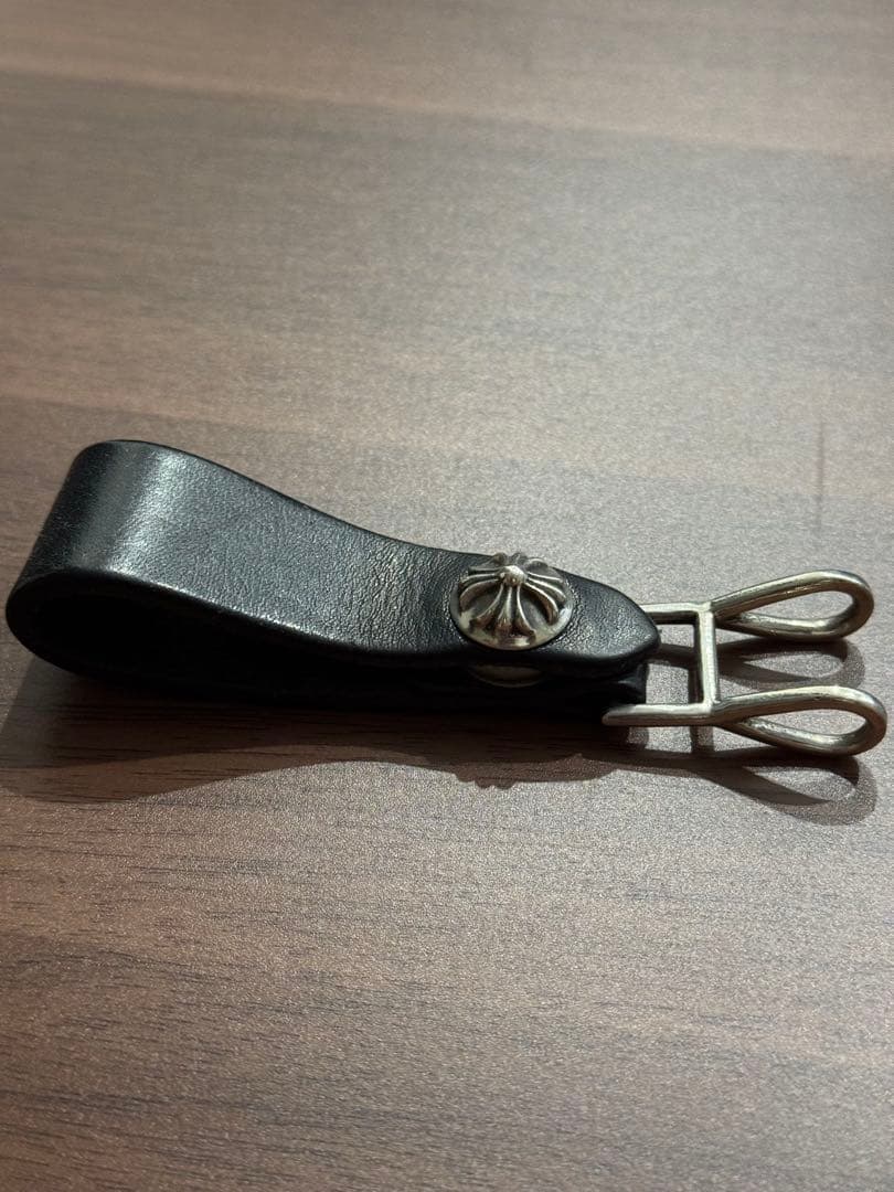 クロムハーツ BELT LOOP クロスボールレザーベルトループ　極美品