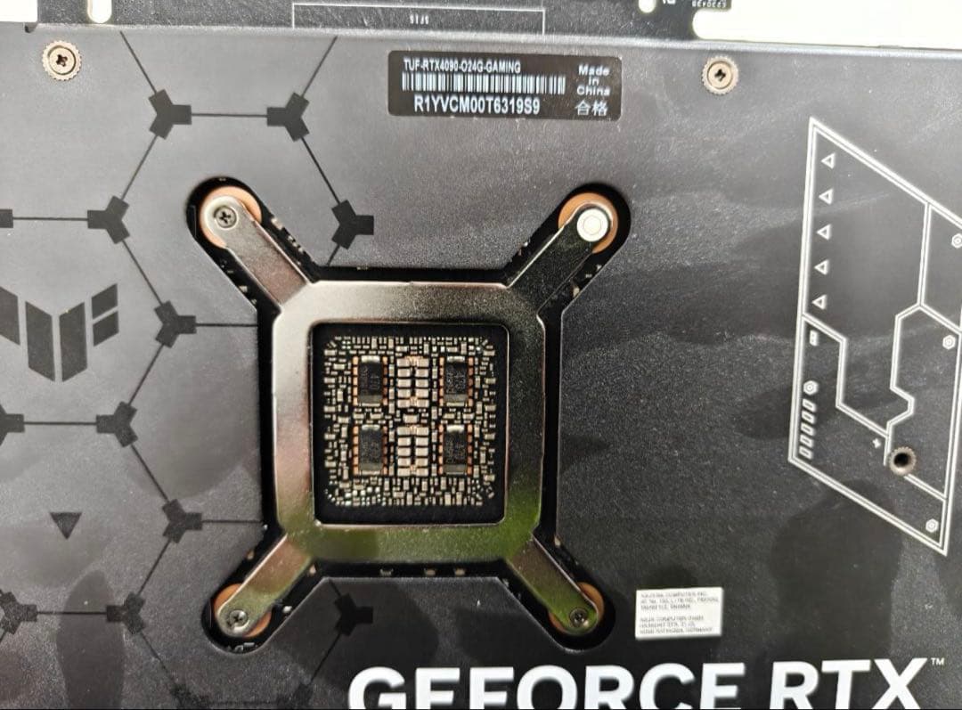RTX4090 動作品 ASUS TUF-RTX4090-O24G-GAMING
