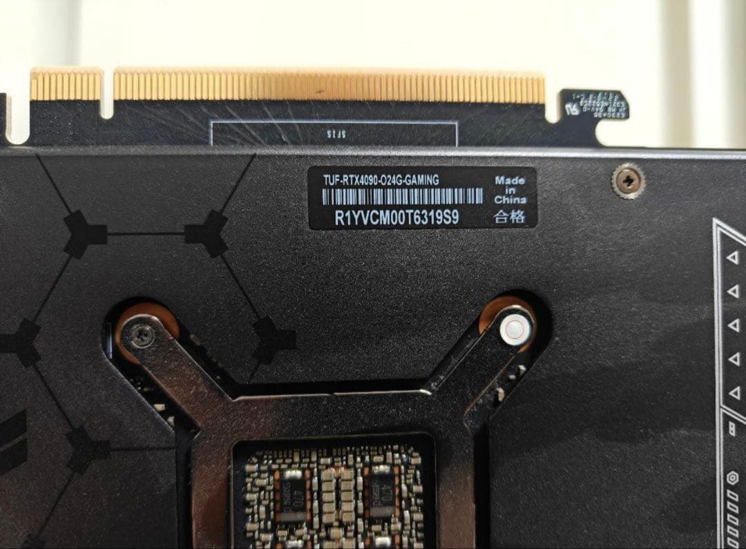 RTX4090 動作品 ASUS TUF-RTX4090-O24G-GAMING