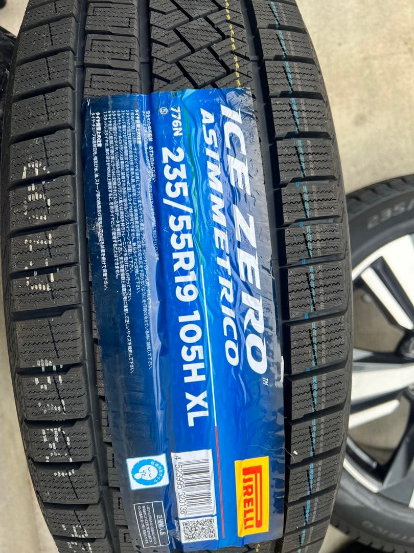 日産エクストレイルt33 19インチスタッドレスホイールセット　スタッドレス新品