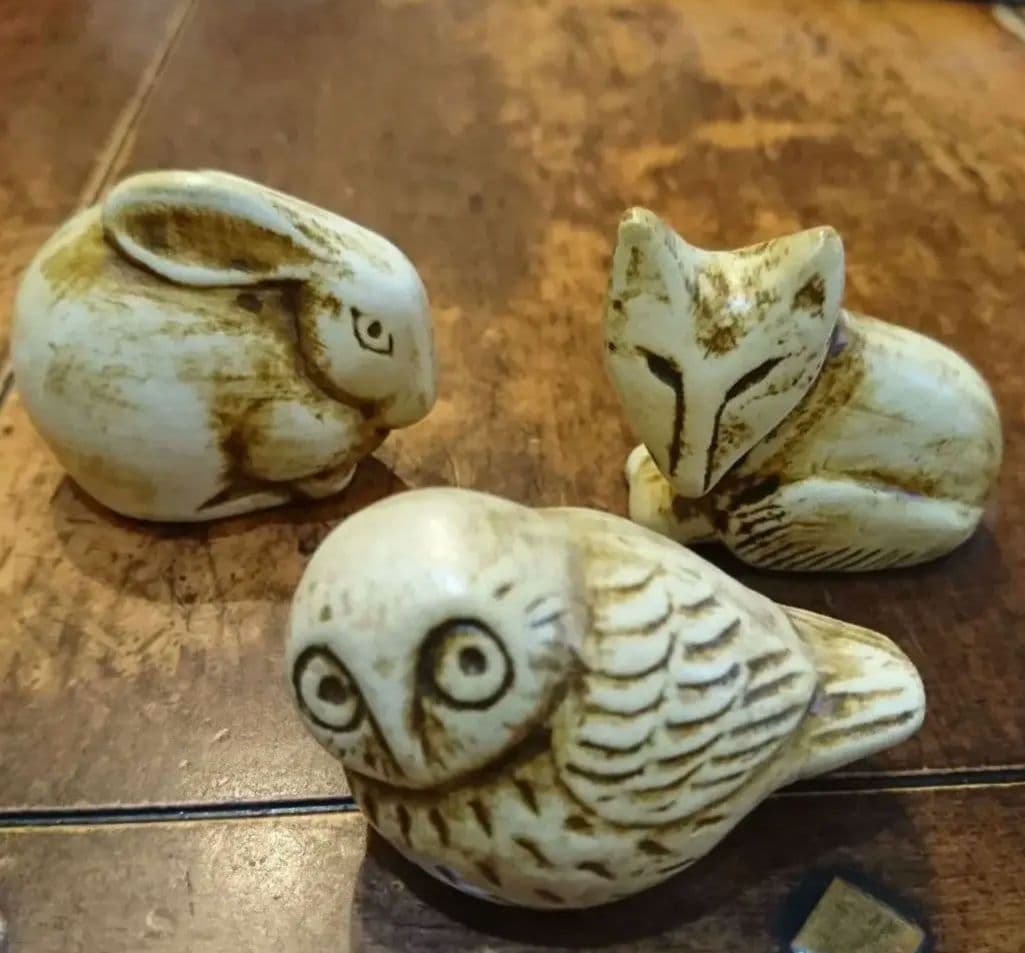 リサラーソンLisa Larson Lions Mini Zoo陶器 三点セット