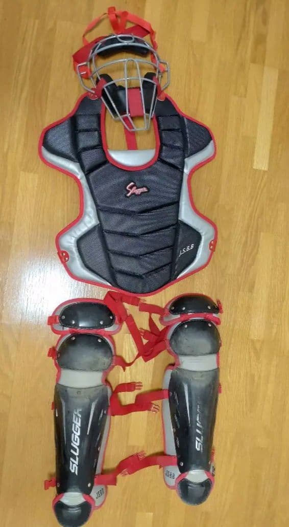 久保田スラッガーキャッチャー防具セット（一般軟式）バッグ付き/2〜3日以内発送