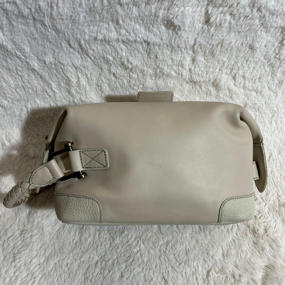 【希少】サムソナイト samsonite BLACK LABELハンドバッグ　白