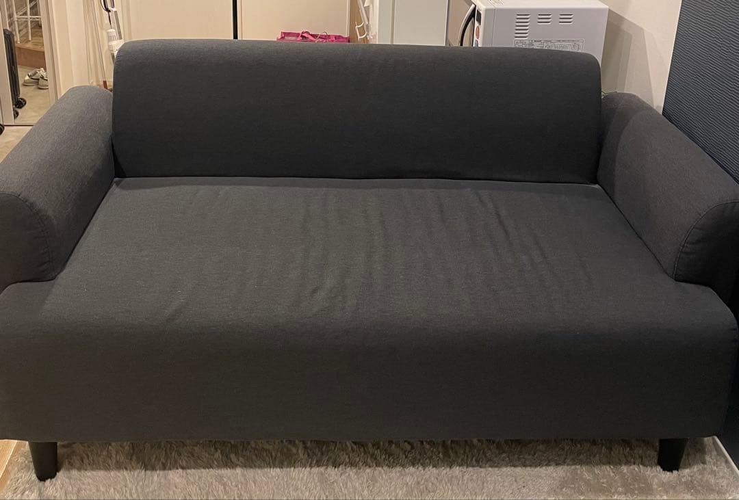 HEMLINGBY 2人掛けソファ ダークグレー