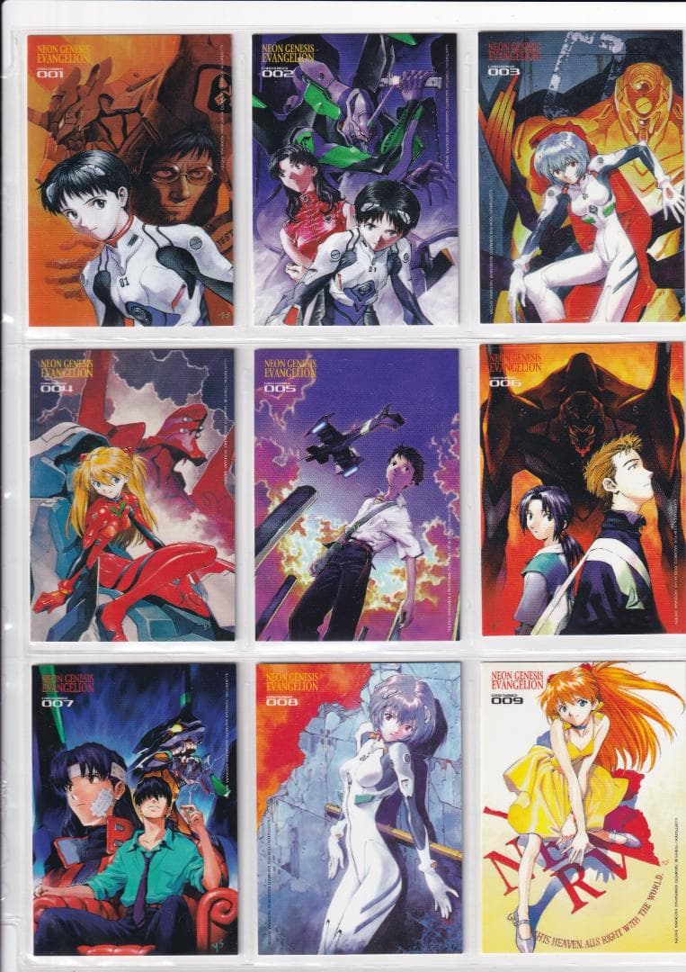 エヴァンゲリオン 　トレーディングカード　アートトレカブック　全６５種コンプ
