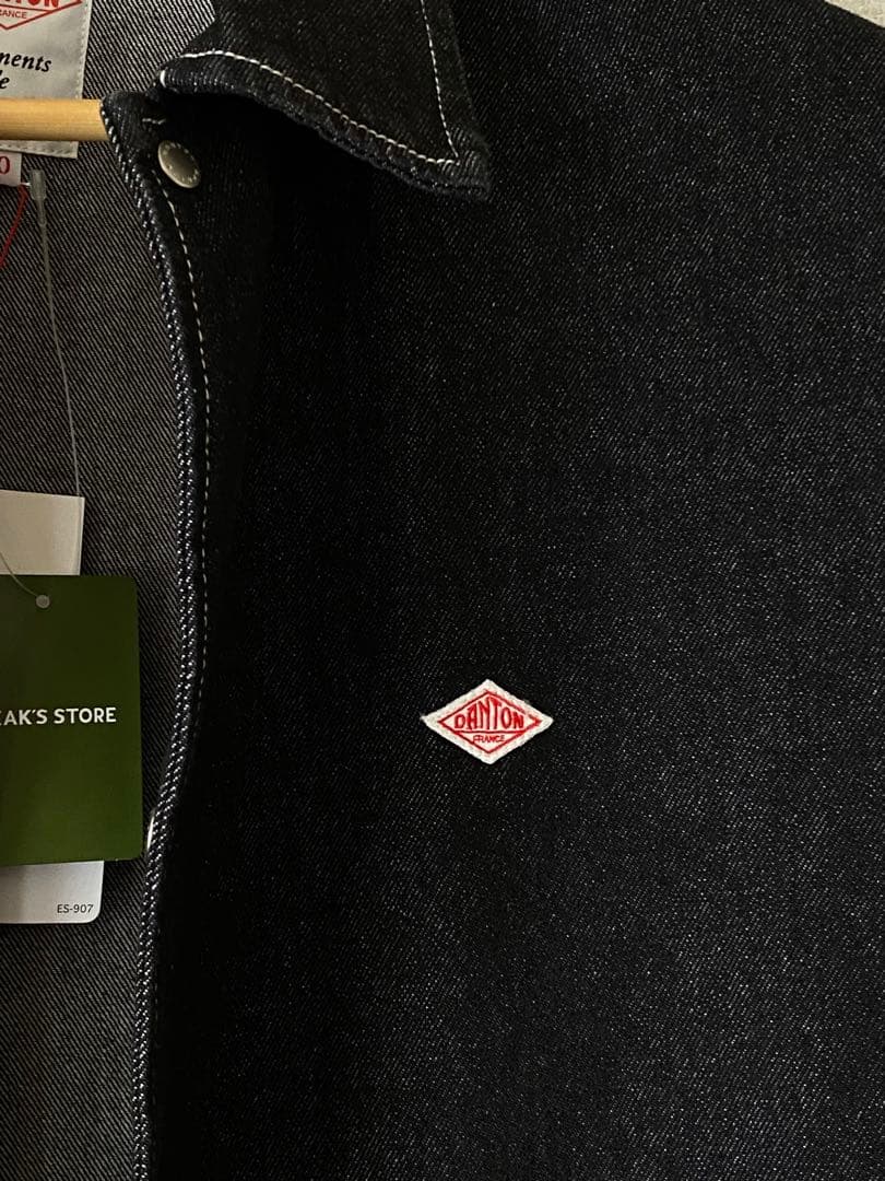 セール❗️新品DANTON カバーオール デニムジャケット メンズ40M