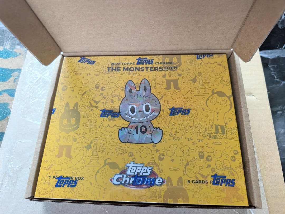 Topps Chrome 10周年記念ボックス　４BOX