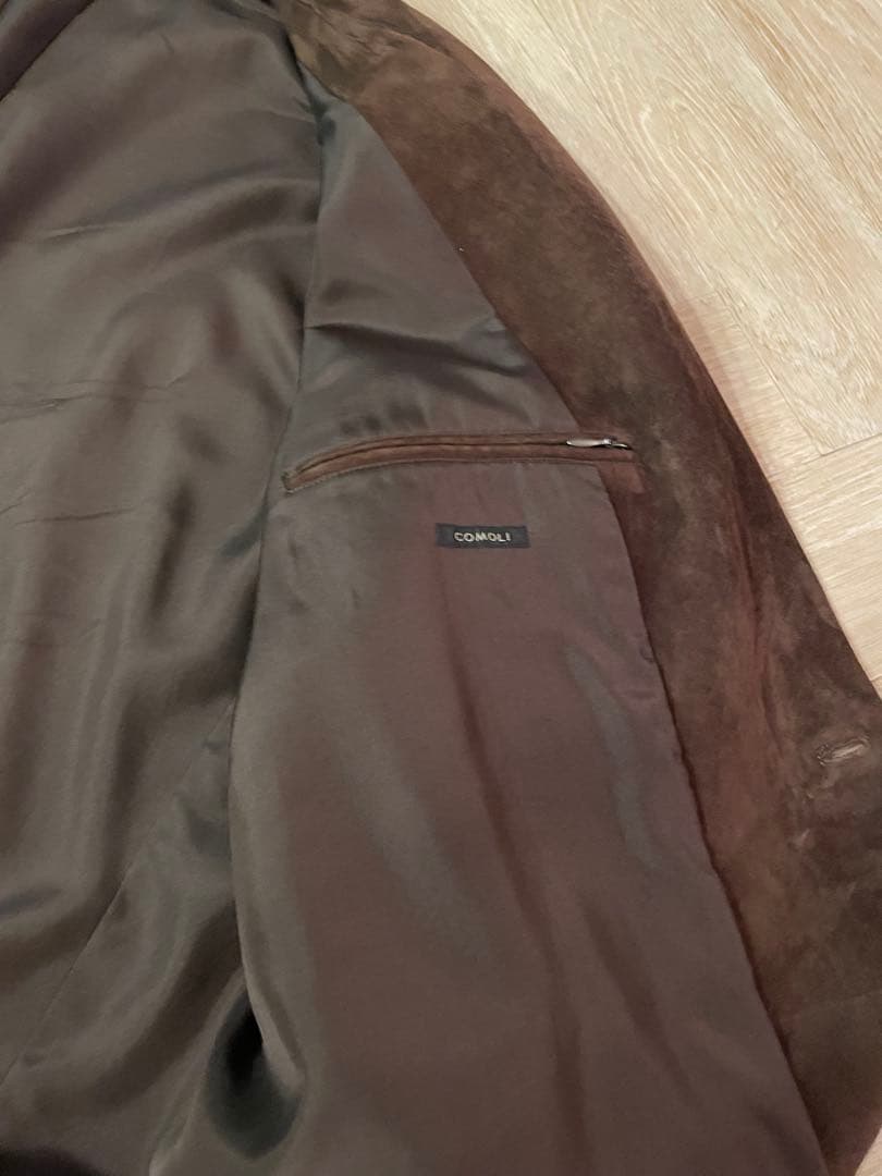 COMOLI コモリ 24AW スエード レザー 2B テーラード ジャケット