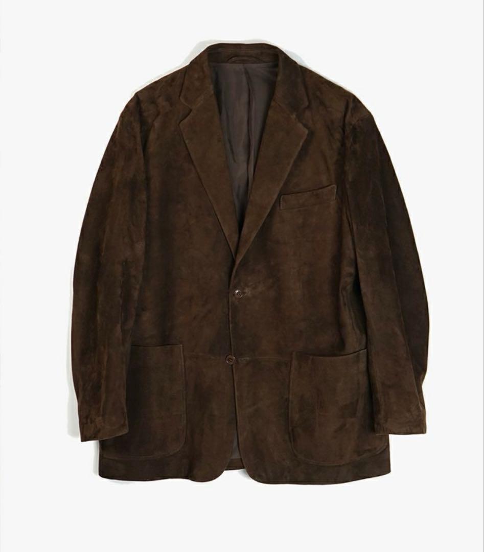COMOLI コモリ 24AW スエード レザー 2B テーラード ジャケット