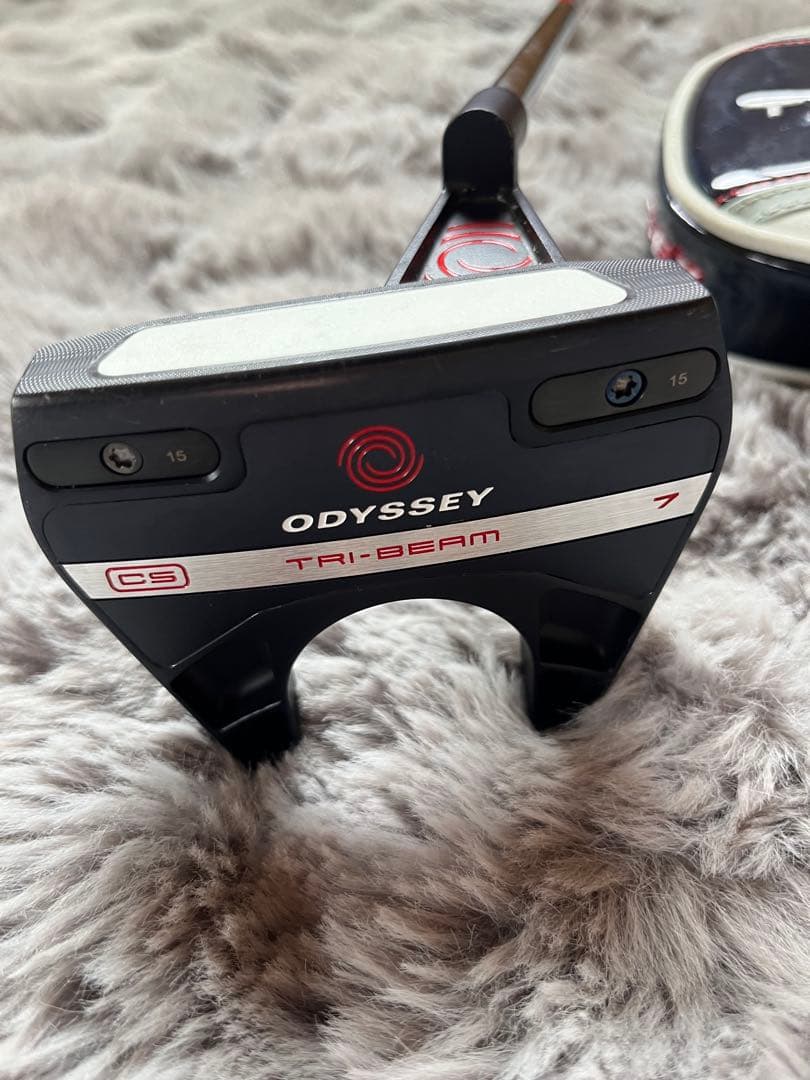 s*o様 ODYSSEY TRI-BEAM 7 パター ヘッドカバー付き