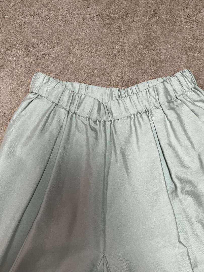 humoresque/ ミントグリーン カジュアルパンツ タック入り