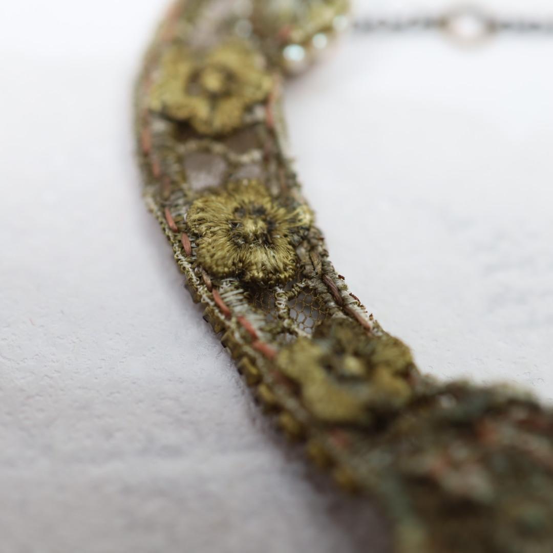 希少 ミハエルネグリン ネックレス フラワーモチーフ ラインストーン