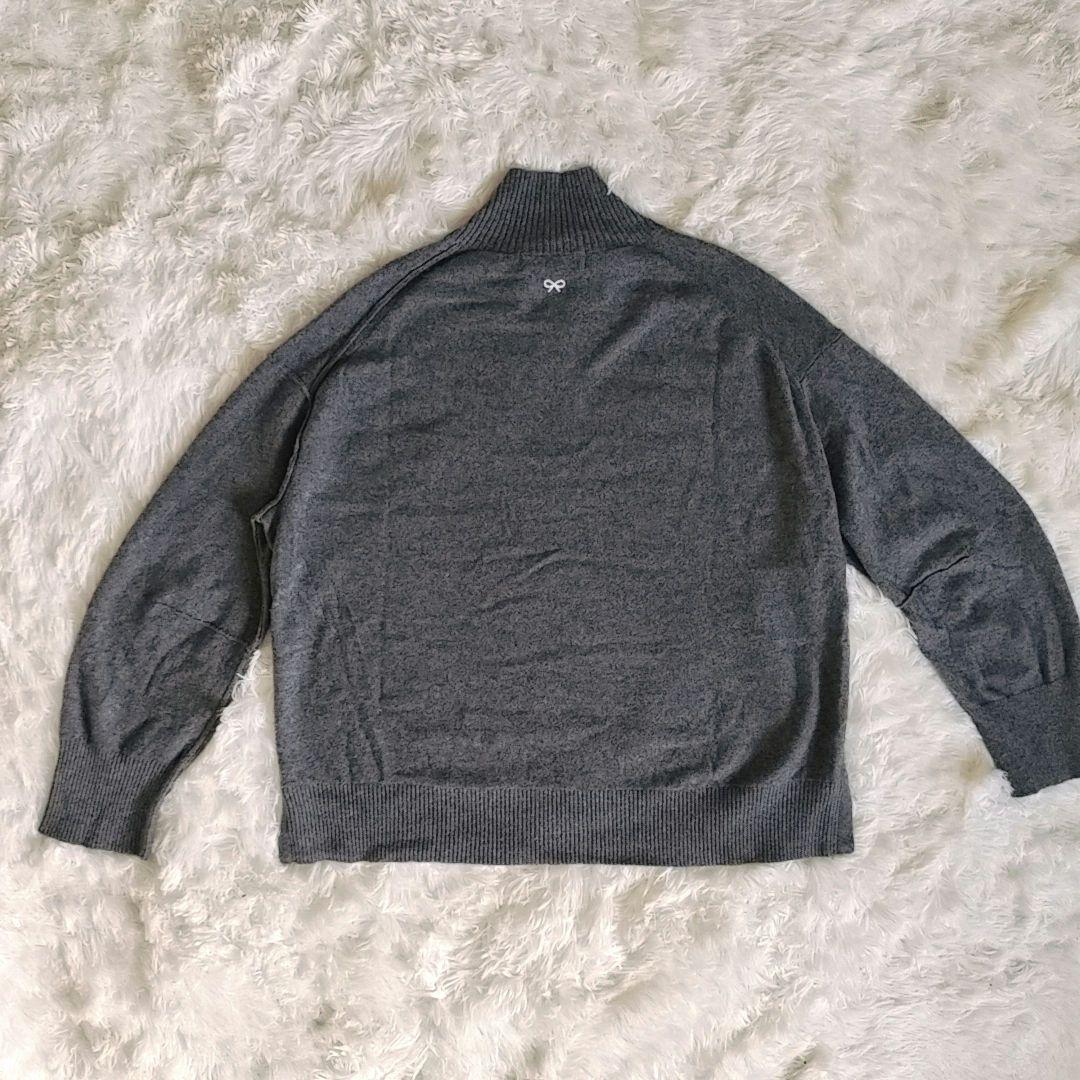 【ユニクロ アニヤハインドマーチ】 モックネック カシミヤ セーター サイズL
