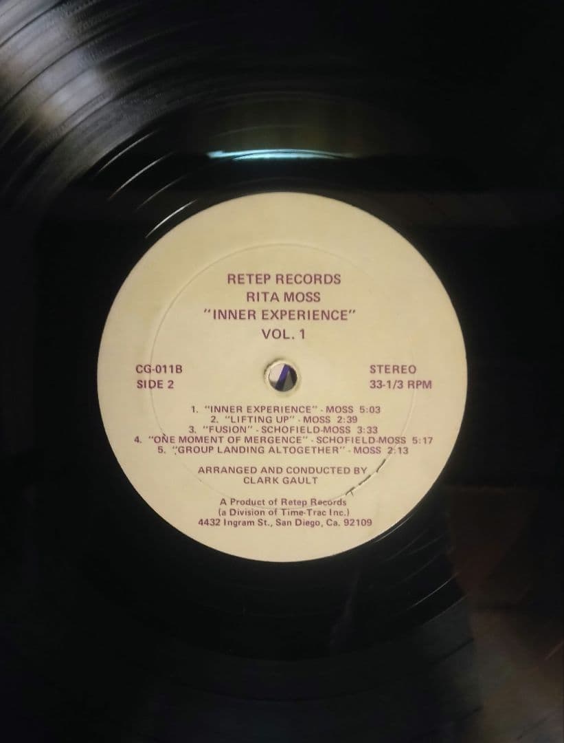 その他 Rita Moss Inner Experience vol.1 LP