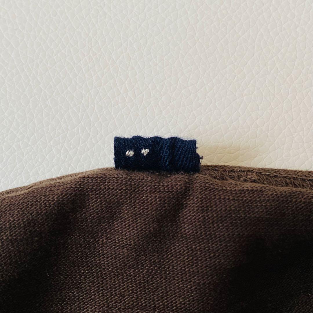 【美品】45R　でこぼこ天竺の908馬Tシャツ　ユニセックス　ボックスシルエット