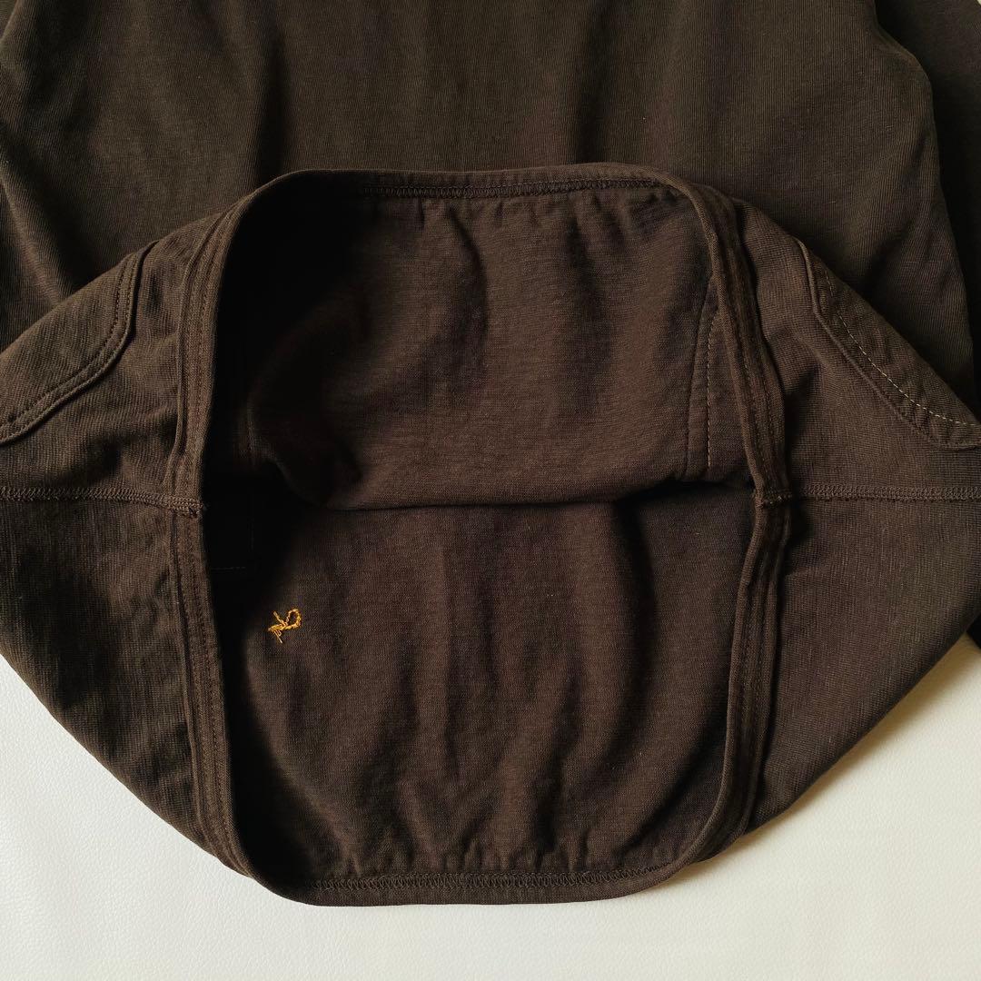 【美品】45R　でこぼこ天竺の908馬Tシャツ　ユニセックス　ボックスシルエット