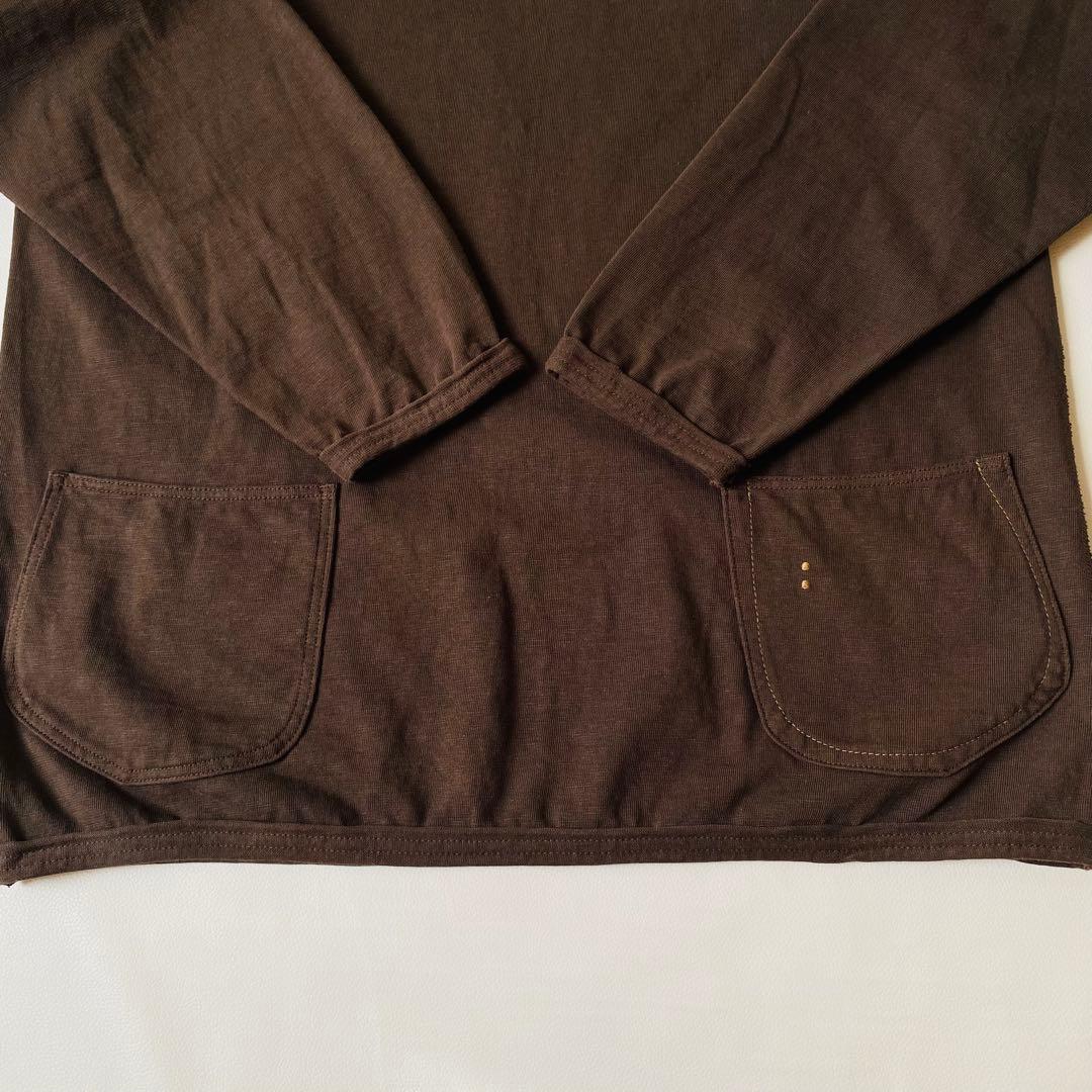 【美品】45R　でこぼこ天竺の908馬Tシャツ　ユニセックス　ボックスシルエット