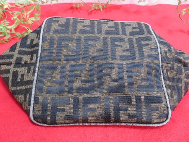 n*u様 【ee1463/ク】FENDI/フェンディ ズッカ柄 トートバッグ14