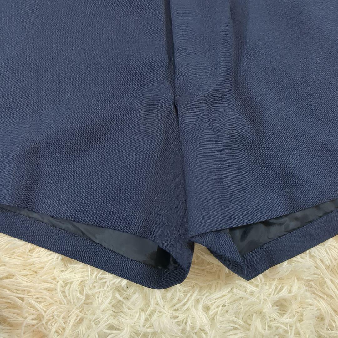 タグ付き★MADISON　BLUE　マディソンブルー　フレアショートパンツ　紺