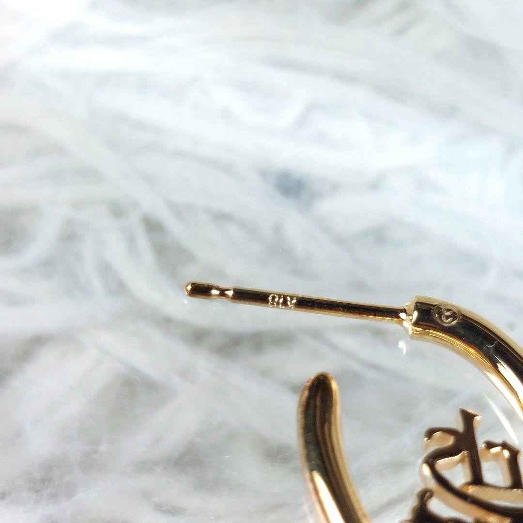 未使用級 Girls don‘t cry CAREERING ハートロゴ ピアス