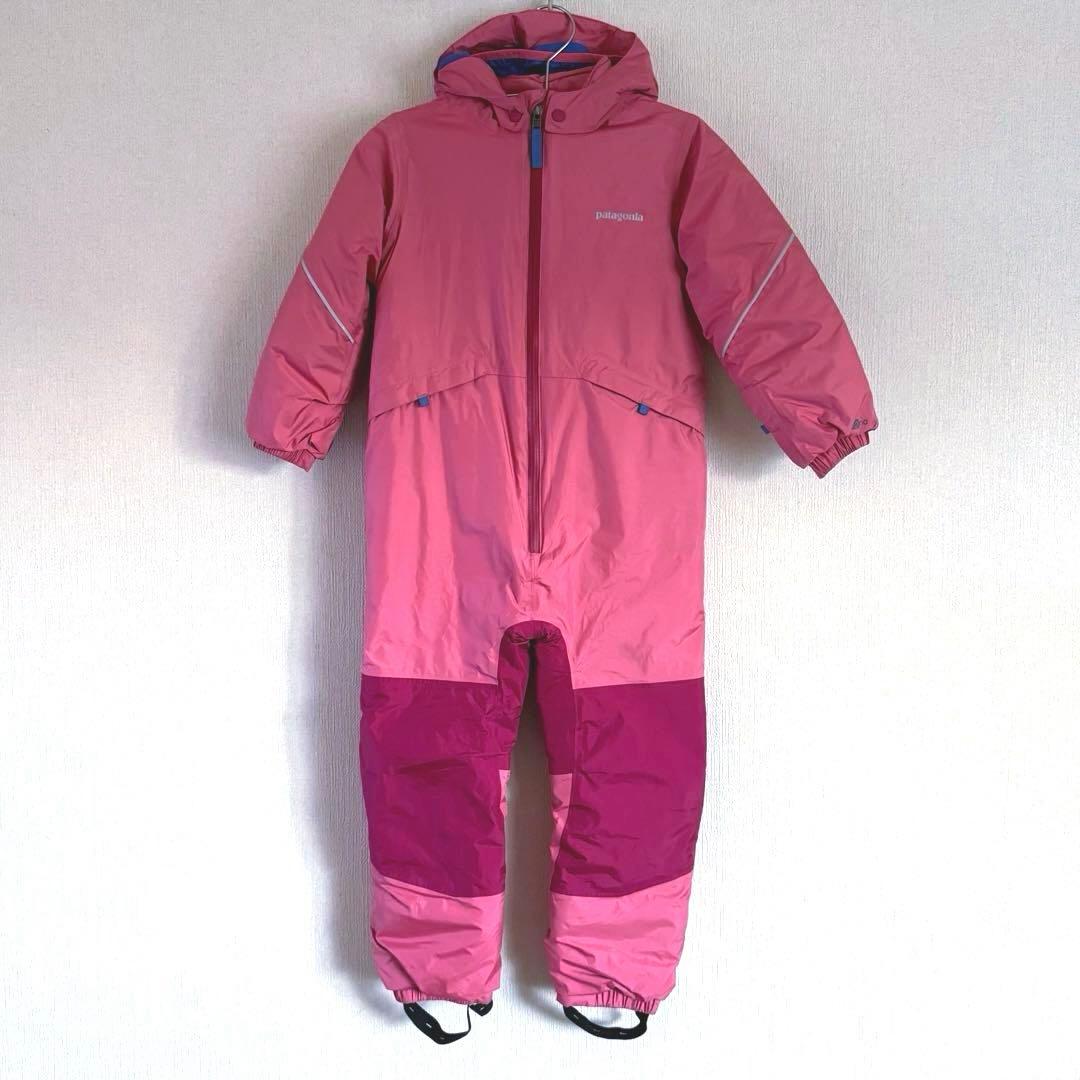 【美品】patagonia　子ども用スキーウェア　ピンク　5Tサイズ