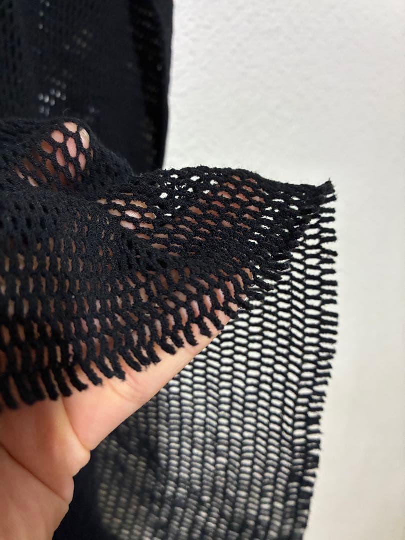 ISSEY MIYAKE A-POC メッシュハイネックカットソー 2 黒